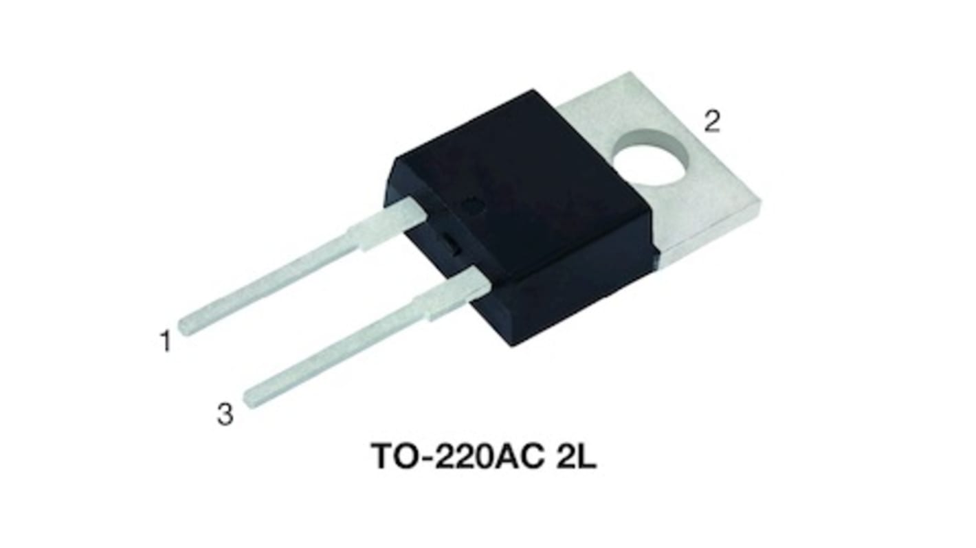 Rectificador y diodo Schottky, VS-3C06ET07T-M3, 6A, 650V, TO-220AC 2L, 3-Pines