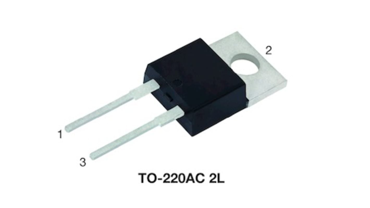 Rectificador y diodo Schottky, VS-3C10ET07T-M3, 10A, 650V, TO-220AC 2L, 3-Pines