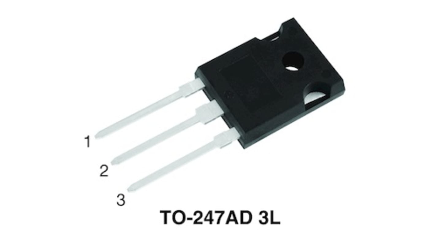 Vishay VS-3C16CP07 SMD Schottky Gleichrichter & Schottky-Diode 2 Paar gemeinsame Kathode, 650V / 8A, 3-Pin TO-247AD 3L