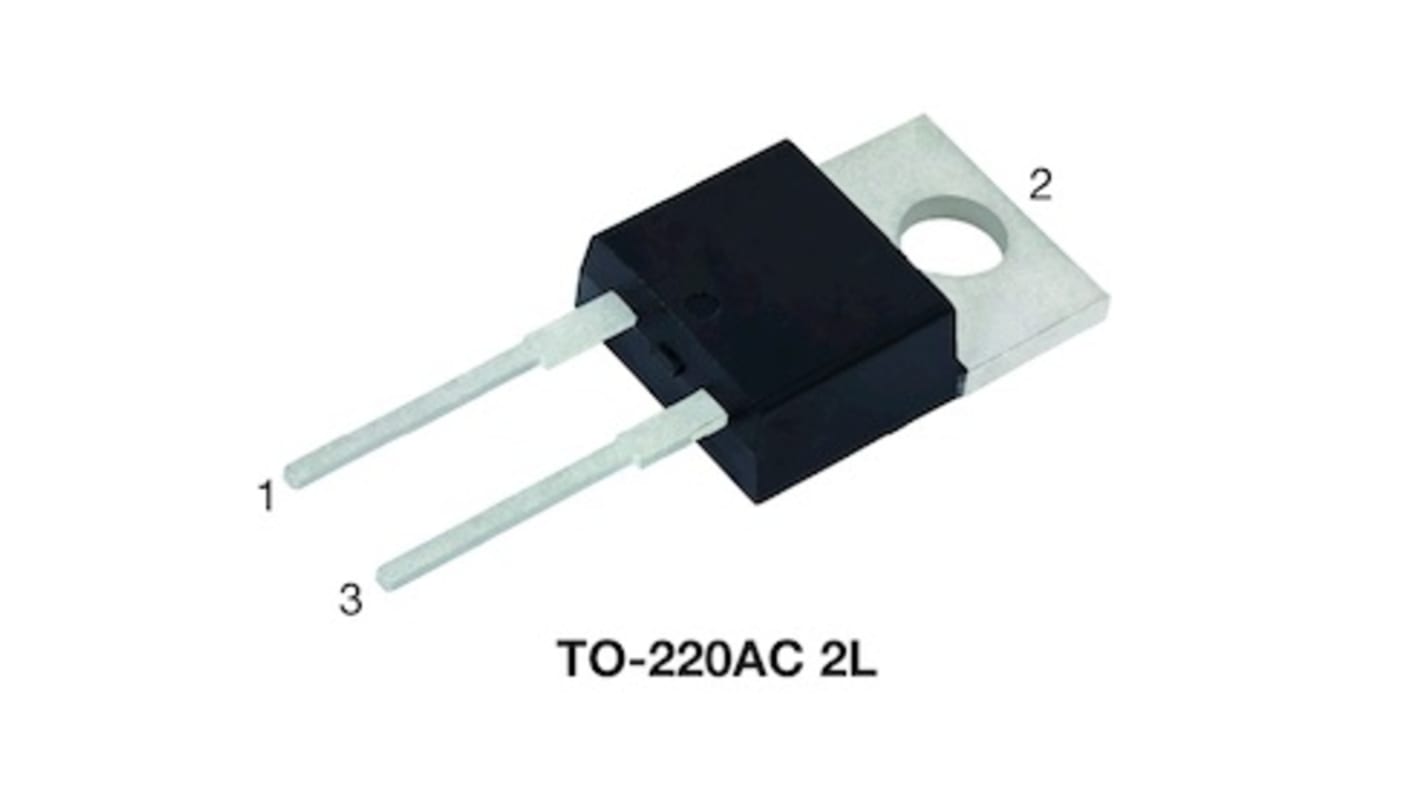 Vishay VS-3C16ET07 SMD Schottky Gleichrichter & Schottky-Diode, 650V / 16A, 3-Pin TO-220AC 2L