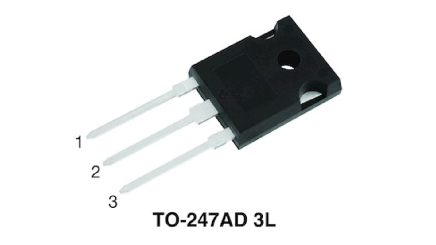 Rectificador y diodo Schottky, VS-3C20CP07L-M3, 10A, 650V, TO-247AD 3L, 3-Pines