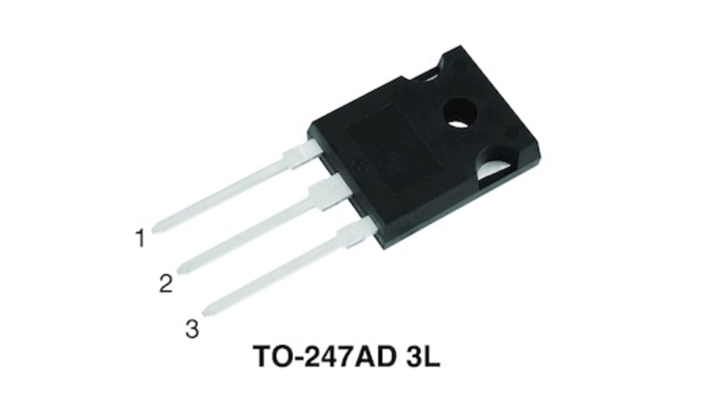 Vishay 650V 20A, Schottky Rectifier & Schottky Diode, 3-Pin TO-247AD 3L VS-3C40CP07L-M3