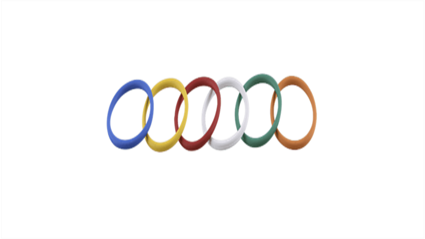 Bague de codage des couleurs Neutrik NOR-FX pour Connecteurs de câbles et de châssis FIBERFOX