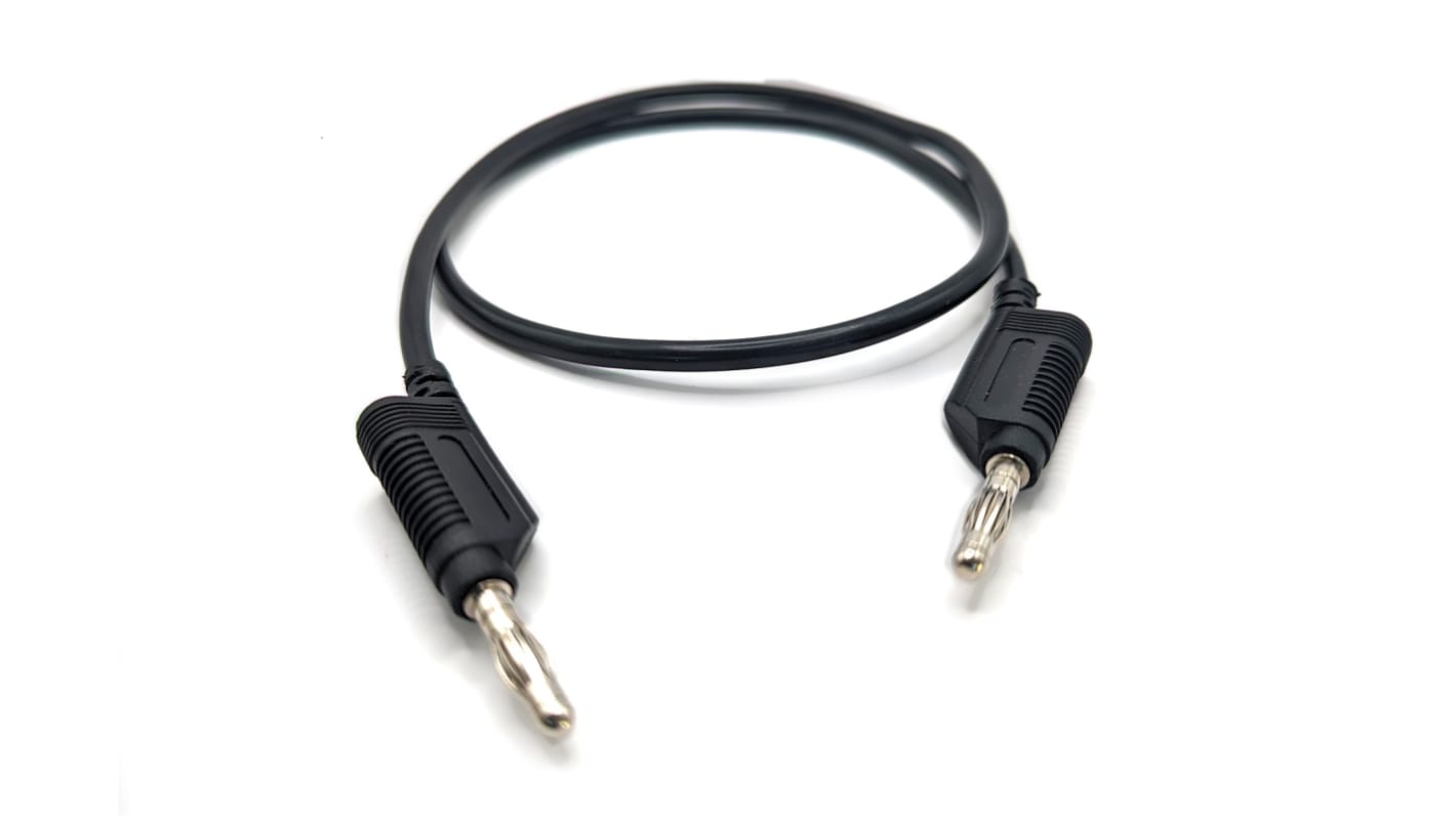 Cables de prueba Mueller Electric de color Negro, Conector, 30V ac, 32A, 1.5m