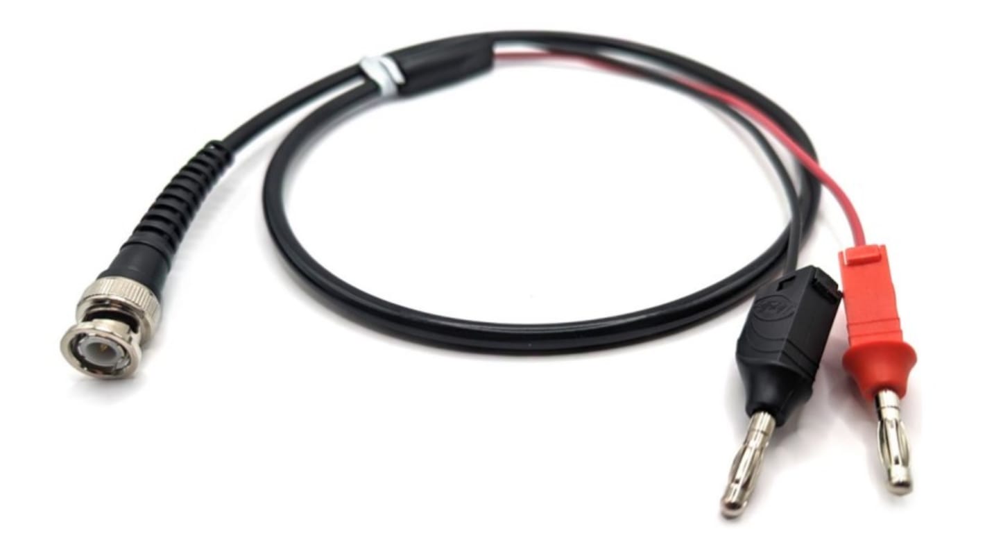 Cables de prueba Mueller Electric de color Negro, Rojo, Macho, 300V, 5A, 2m
