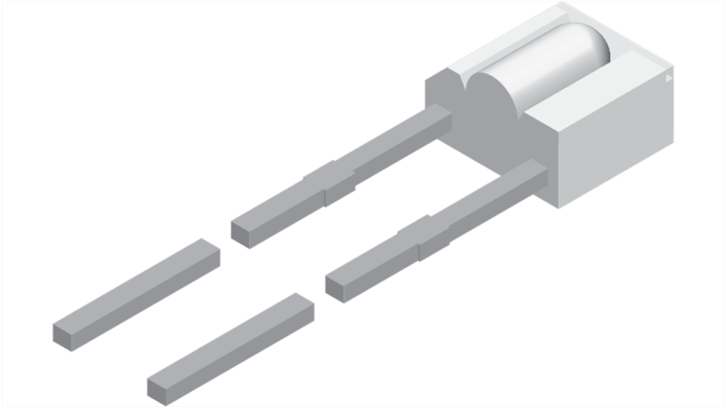 TSSS2600 Vishay, Infrared Transceiver ± 25 °, 950nm, Through Hole, 3.6 x 2.2 x 5mm