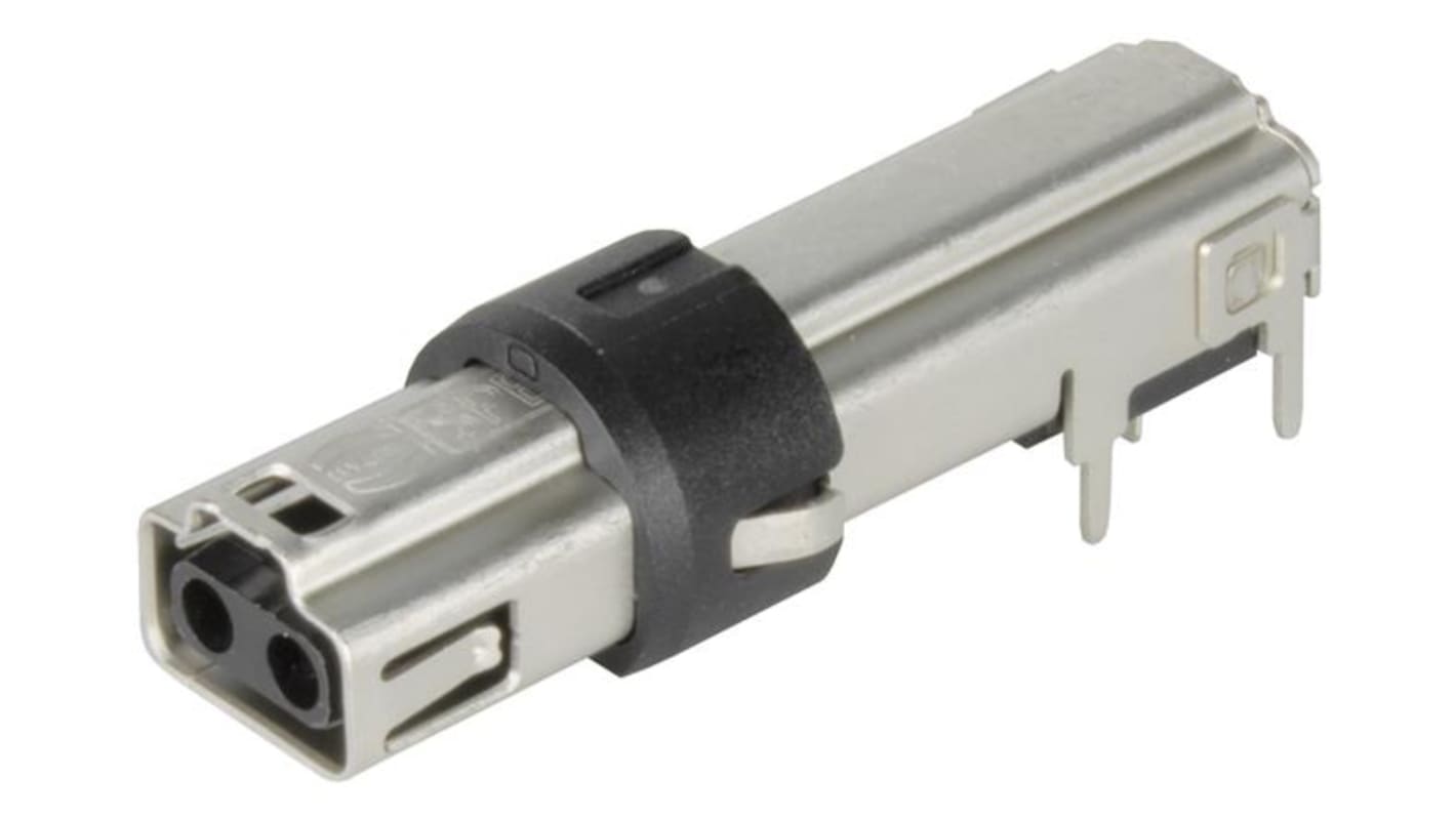 HARTING HARTING T1 Industrial Ethernet-Steckverbinder Buchse, 1-Port 2-polig Geschirmt PCB