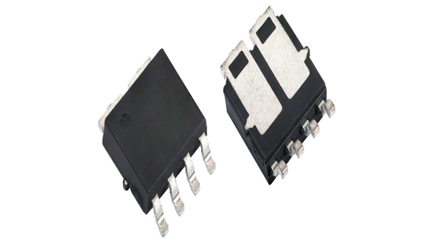 Dual Silicon N-Channel MOSFET, 123 A, 40 V, 4-Pin SO-8L Vishay SQJ740EP-T1_GE3