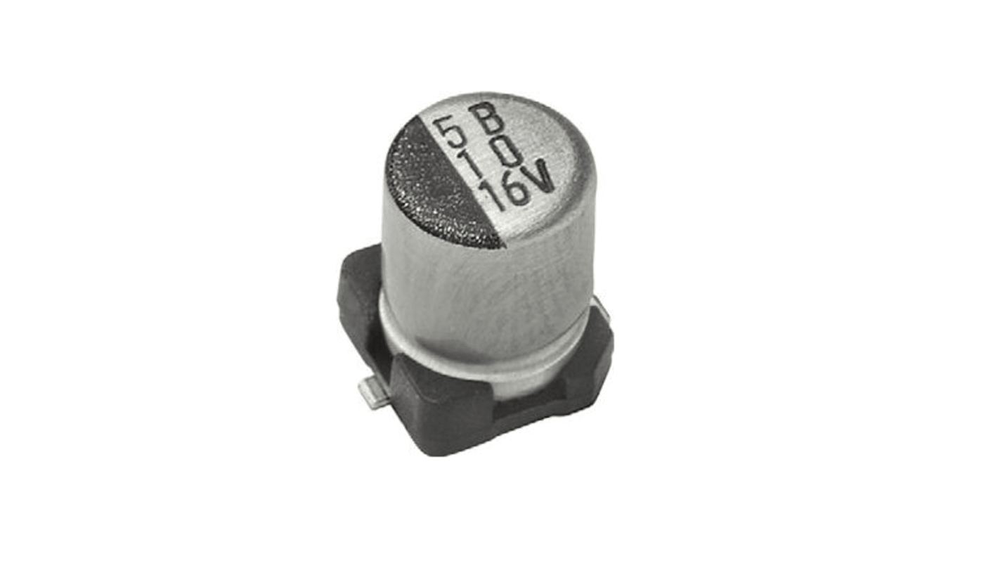 Condensador electrolítico Vishay, 2.2μF, 50V dc, 4.0 x 4.0 x 5.3mm
