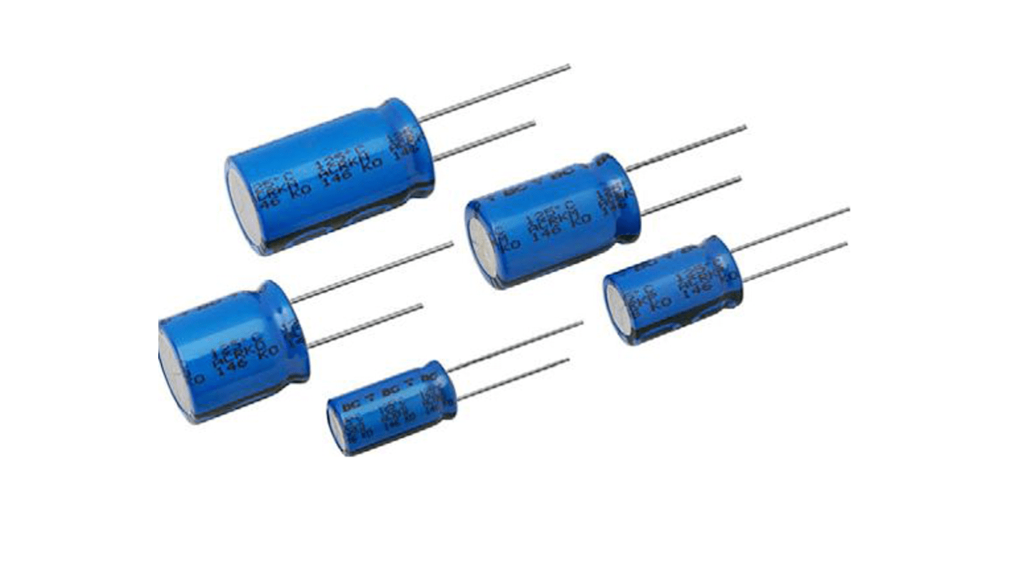 Condensador electrolítico Vishay, 100μF, 35V dc, 10 x 16mm