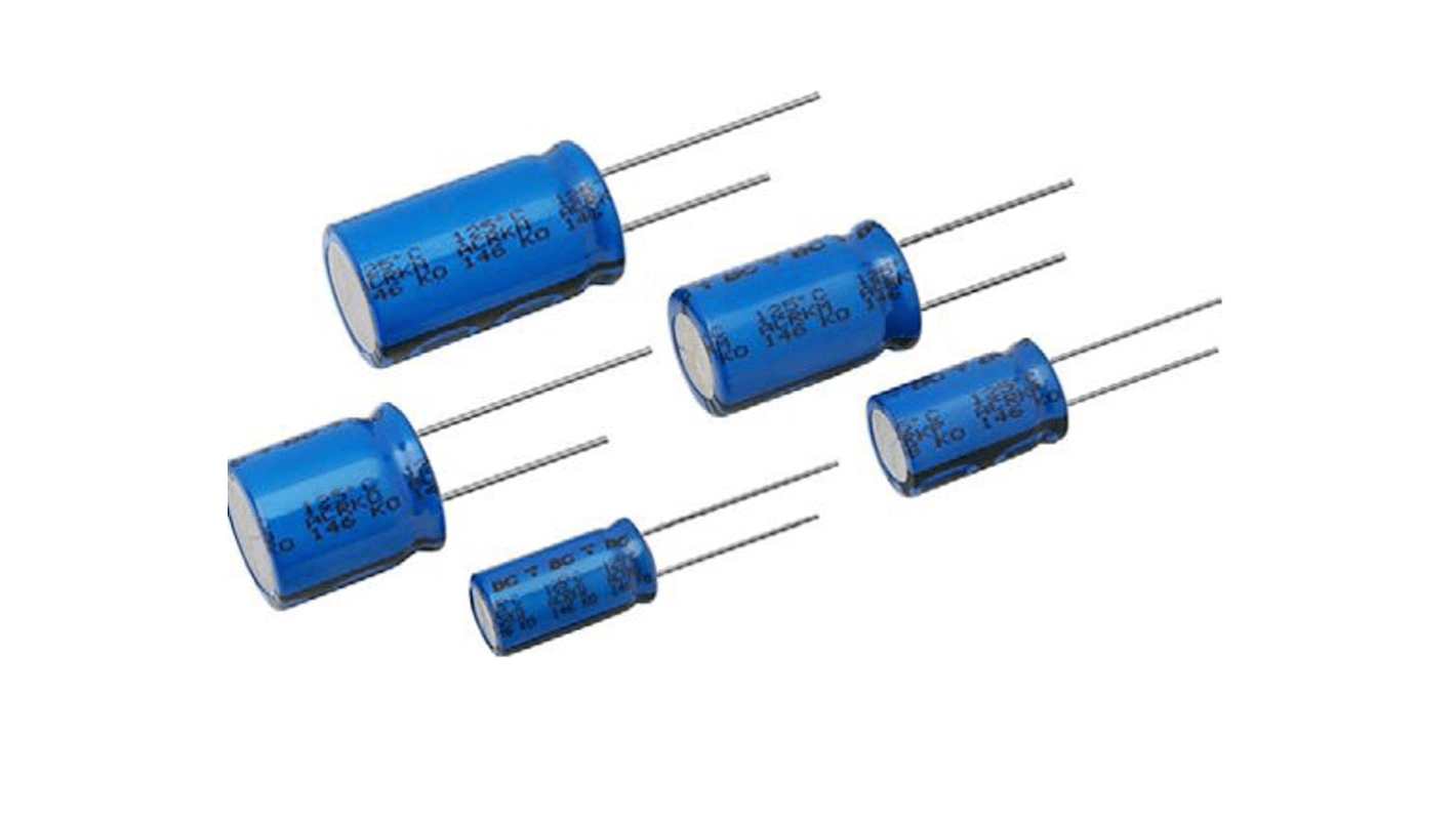 Vishay Aluminium-Elektrolyt Kondensator 100μF / 35V dc