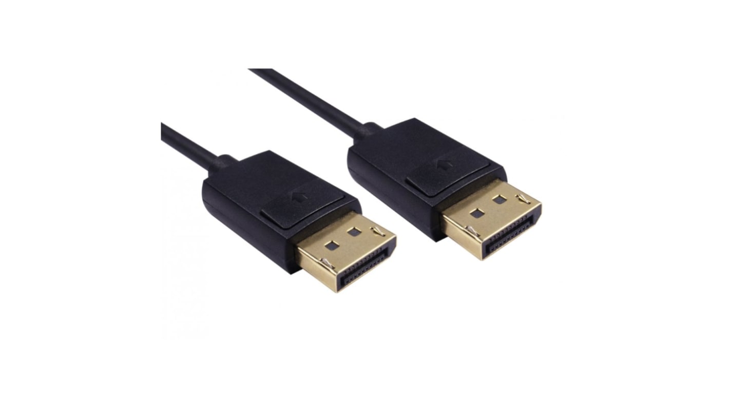 Male DisplayPort to Male DisplayPort, TPE Display Port Cable, 2m