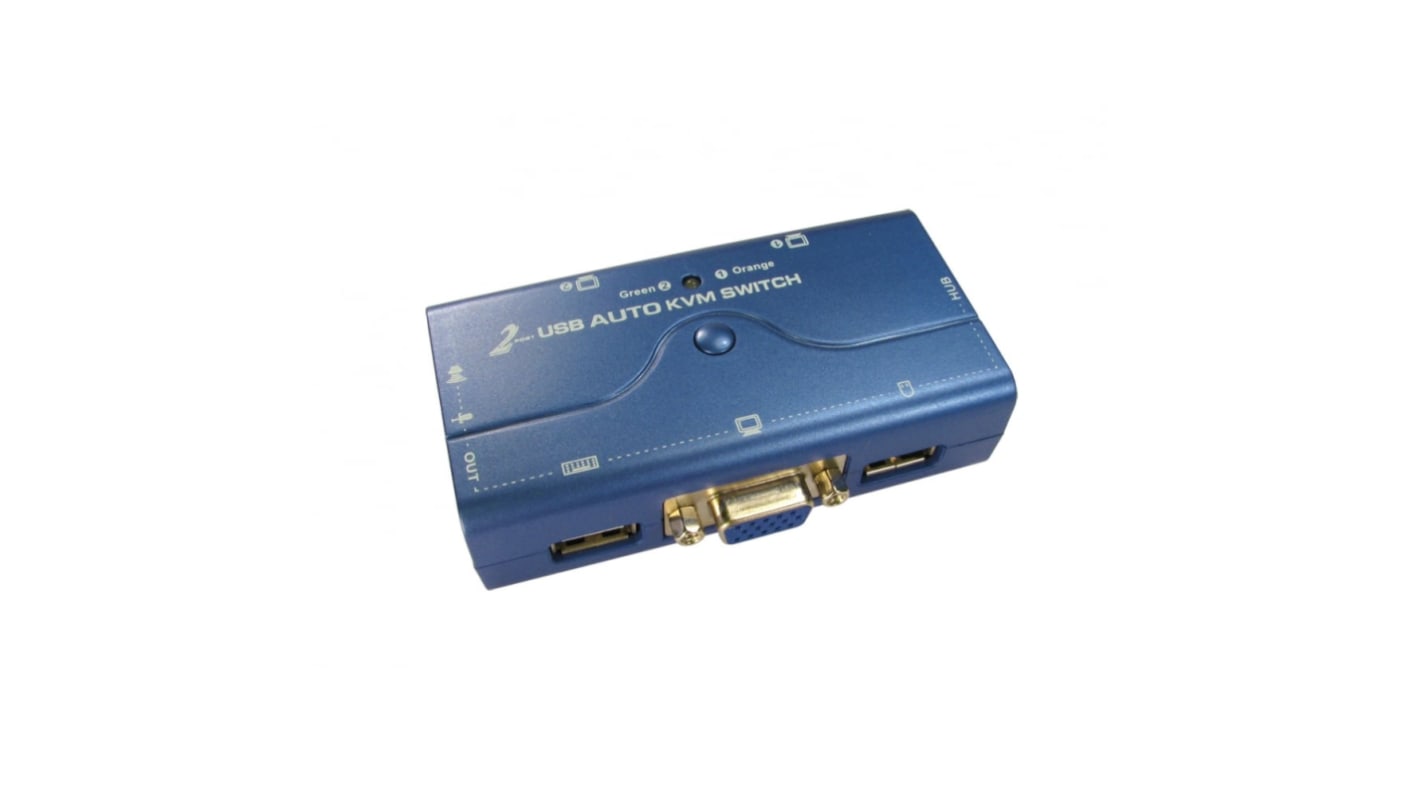 KVMスイッチ NewLink,ポート数：2 USB 2 2 USB, VGA