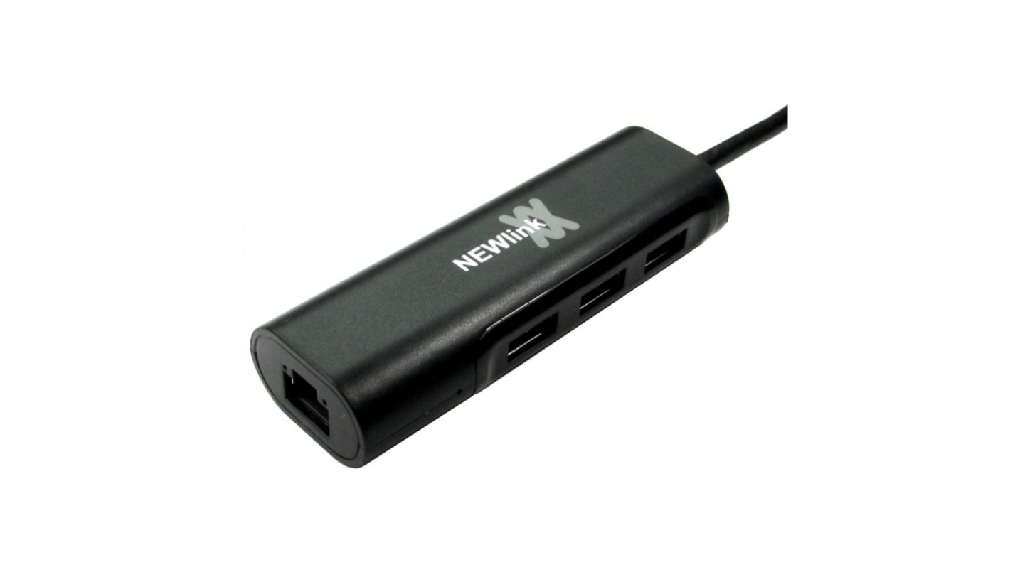 NewLink USB-Netzwerkadapter Buchse USB 3.1 A RJ45-Buchse B USB C Anschluss 3