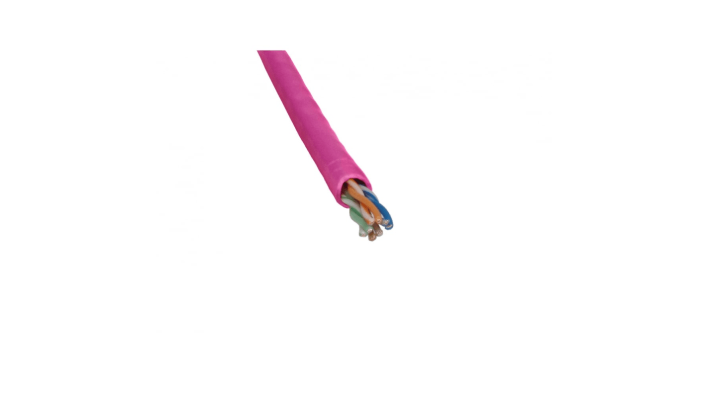 Cavo a coppia intrecciata NewLink Rosa, 24 AWG, Cat5e