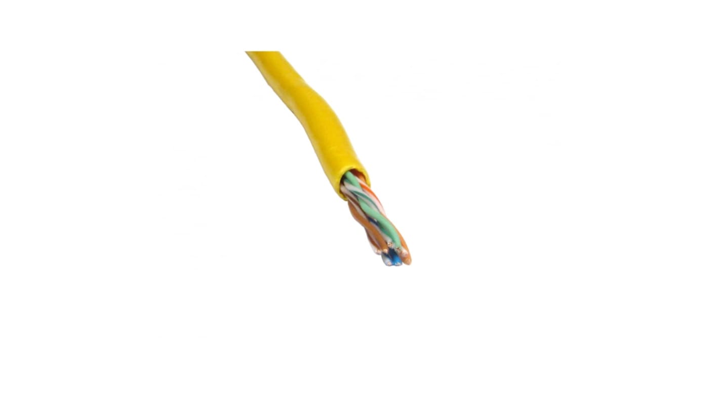 Cavo a coppia intrecciata NewLink Giallo, 24 AWG, Cat5e