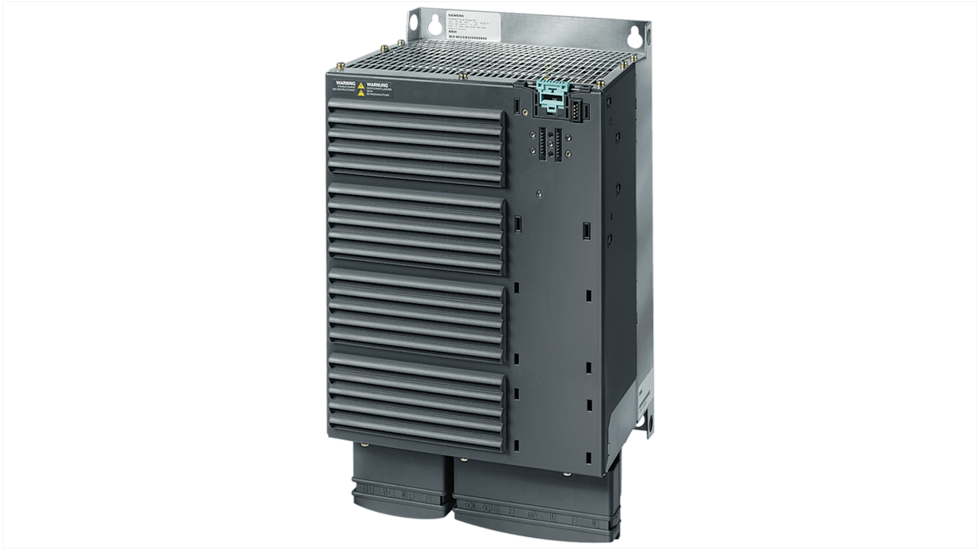 Siemens Inverter Drive, 37 kW, 3 Phase, 400 V, 56 A, 6SL3225 Series