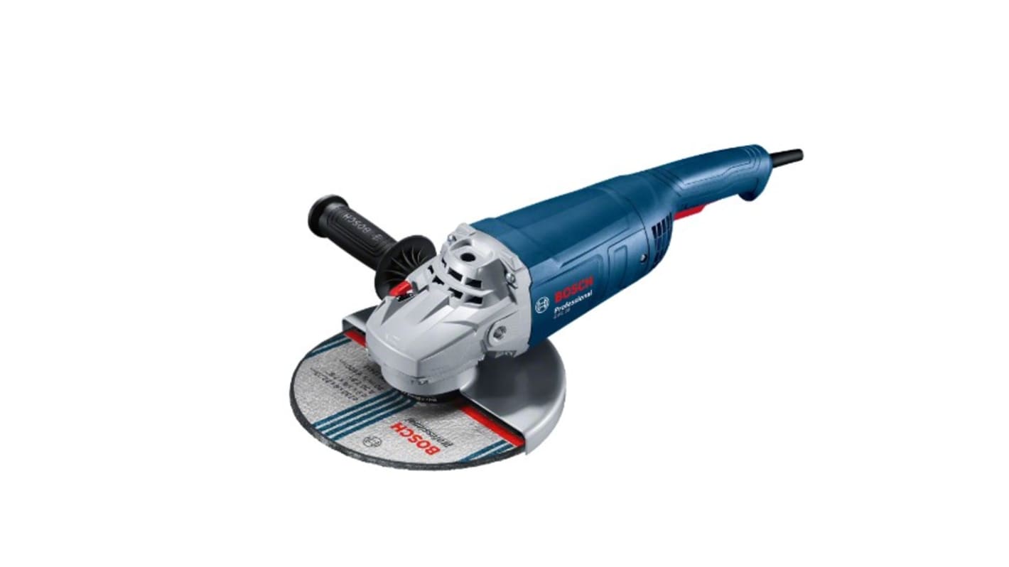 Amoladora angular Bosch GWS 20-230 P de 230V 2000W, diámetro de disco 230mm, 6500rpm Inalámbrico