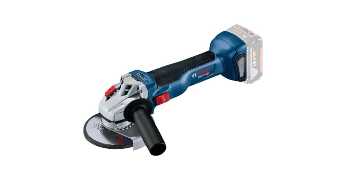 Smerigliatrice cordless Bosch GWS 18V-10, disco 115mm, vel. 9000giri/min, 18V, 1000W, Cordless, Cordless