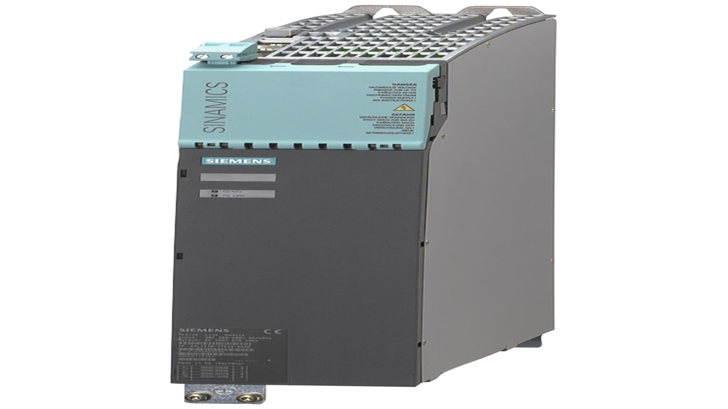 Módulo de energía Siemens, trifásico, 24 V dc, 27 A, 16 kW, función: Controlador de corriente