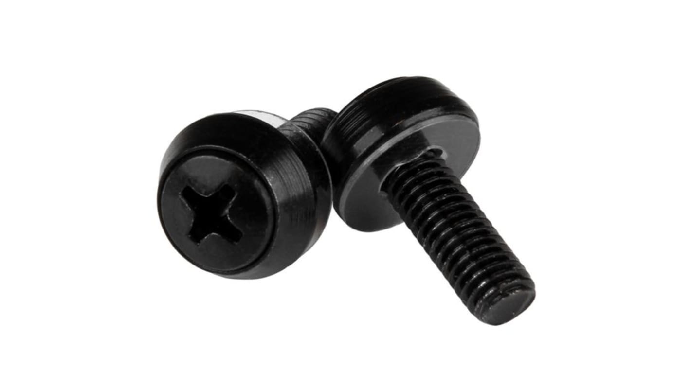 StarTech.com CABS Series Screw for Use with Rack Mounting, M6mm Thread, 50 Piece(s), 0.1 x 0.1 x 0.1in