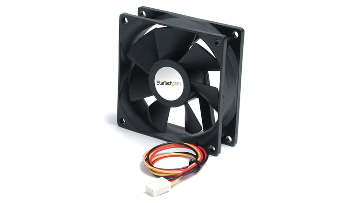 StarTech.com axiális ventilátor, 12 V DC, 1.0 x 2.4 x 2.4in, 26.63ft³/perc