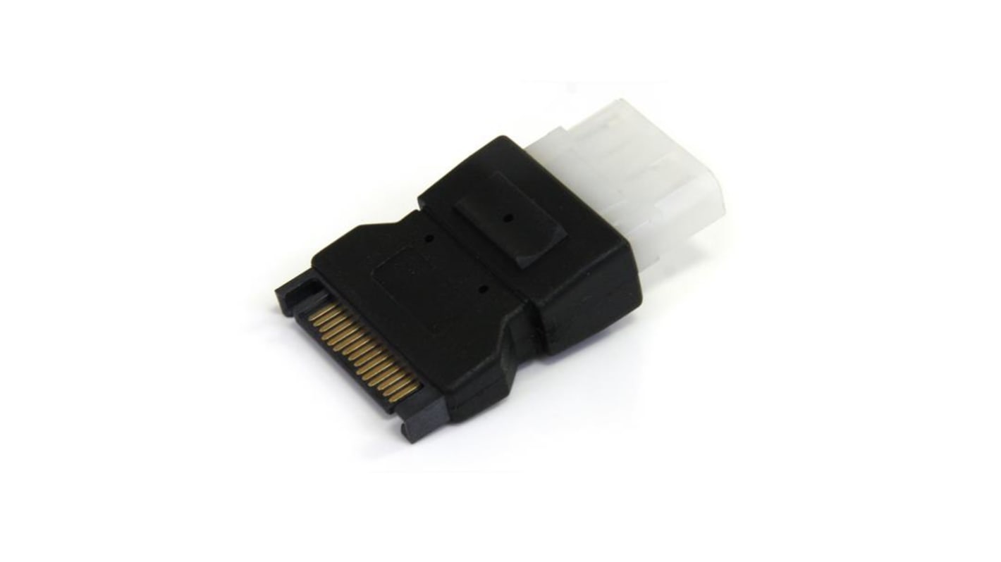 StarTech.com Male SATA Power to Female LP4  Cable, 1.4in