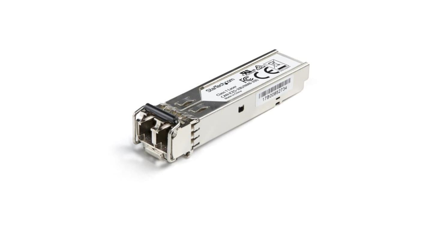 StarTech.com Juniper Compatible LC Single Mode SFP Transceiver Module, Full Duplex, 100Mbit/s