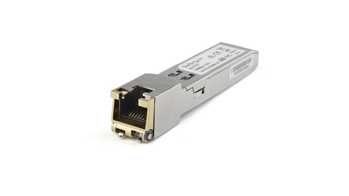 StarTech.com Juniper Compatible RJ45 Copper SFP Transceiver Module, Full Duplex, 1000Mbit/s