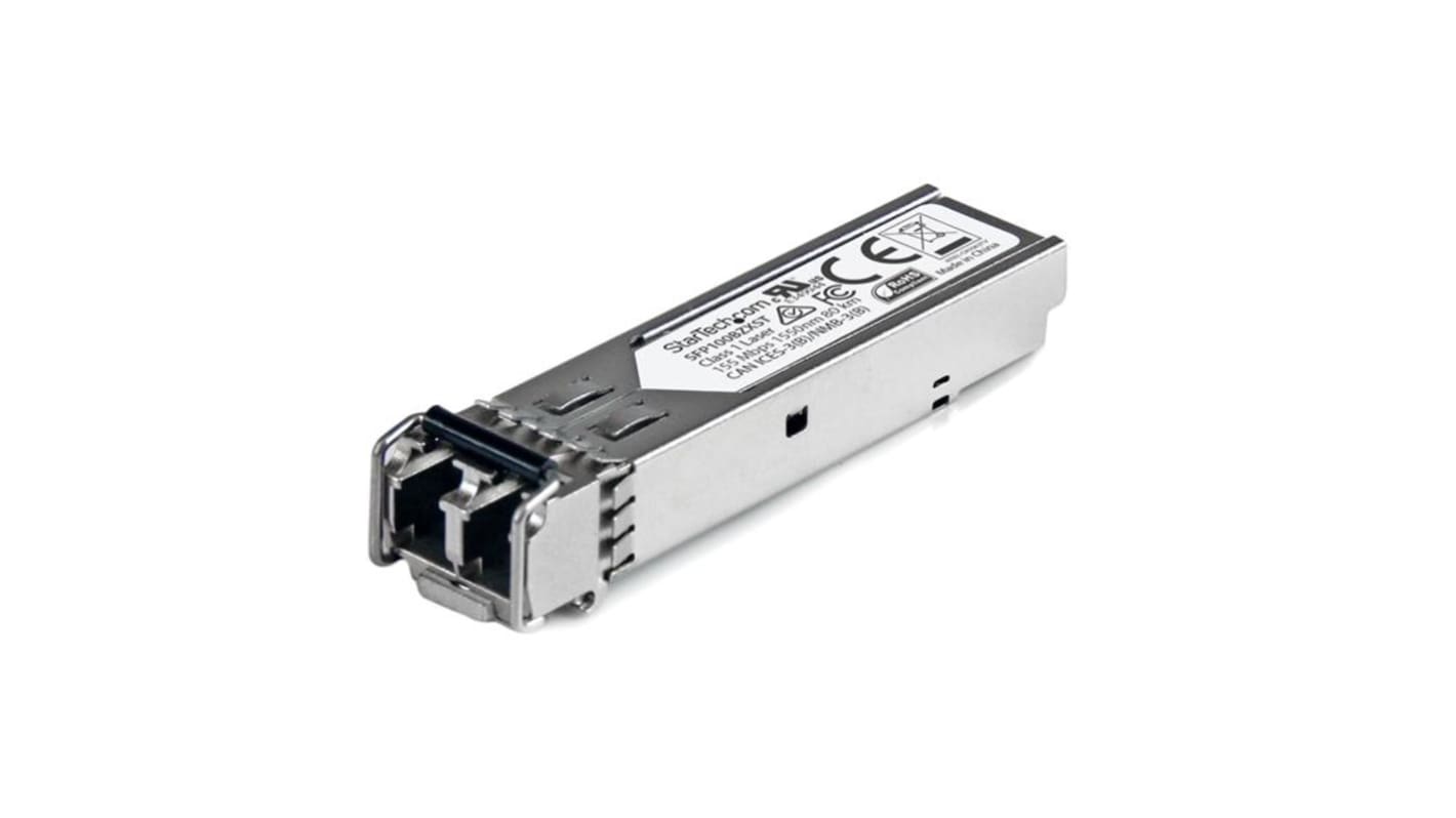 StarTech.com MSA Compatible LC Single Mode SFP Transceiver Module, Half/Full Duplex, 155Mbit/s