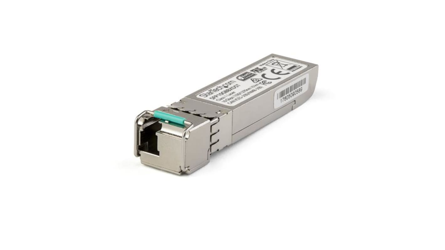 Ricetrasmettitore SFP StarTech.com LC, Modalità singola, 10000Mbit/s, compatibile con Dell EMC