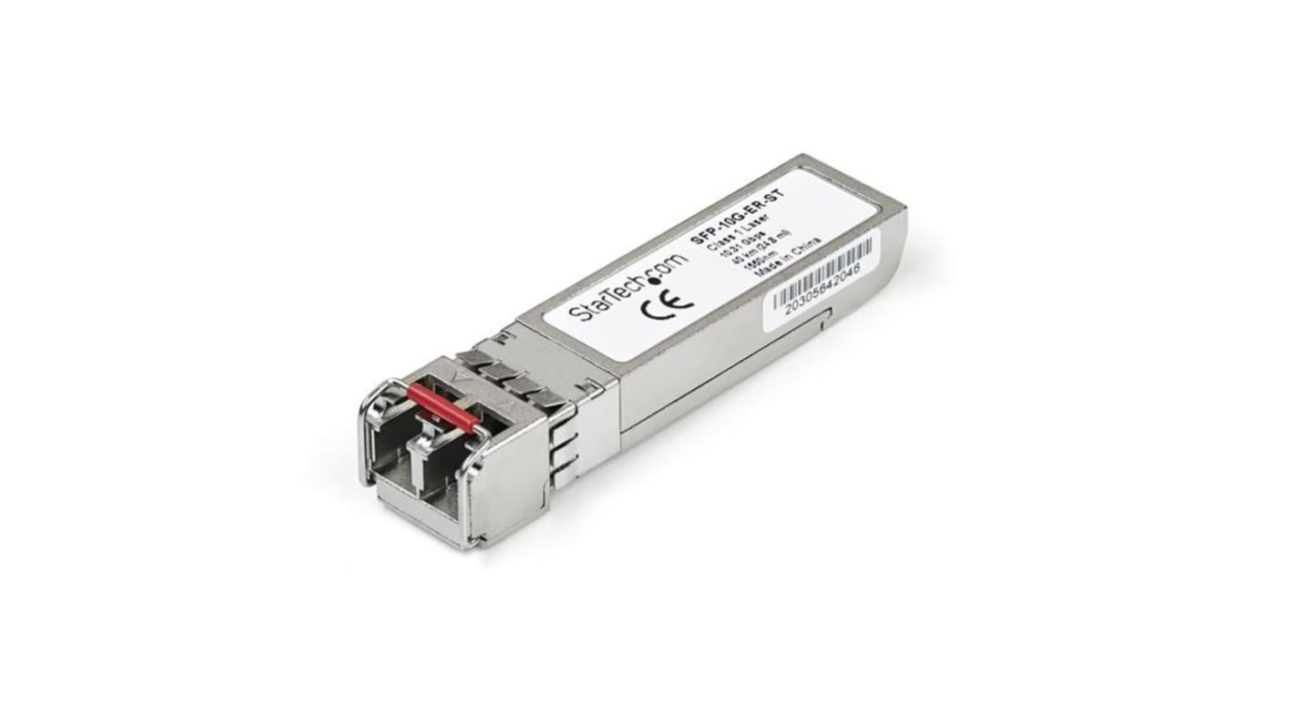 StarTech.com Cisco Compatible LC Single Mode SFP Transceiver Module, Full Duplex, 10000Mbit/s