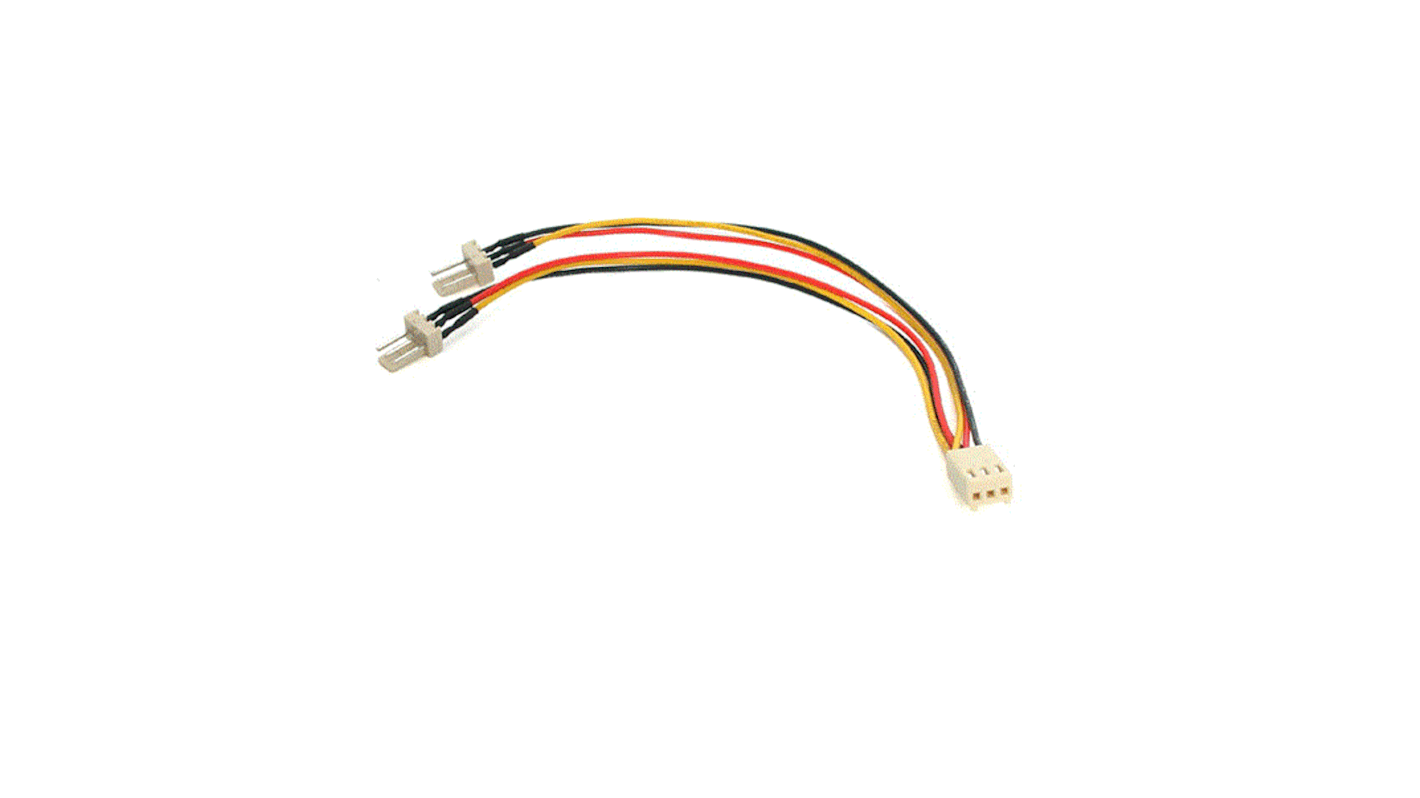 StarTech.com Power Cable Assembly Connector Cable, 152.4mm, for use with Fan