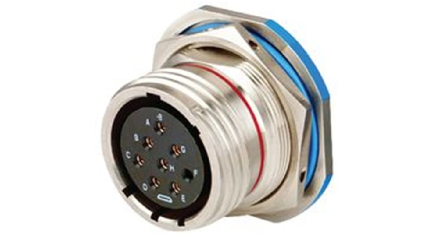 Amphenol Limited, D38999 Threaded Entry 55 Way Jam Nut MIL Spec Circular Connector Receptacle, Socket Contacts,Shell