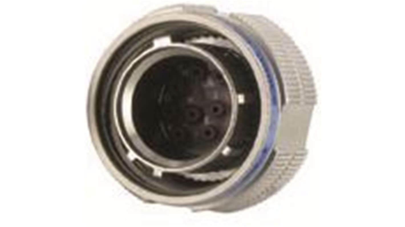 Amphenol Limited, D38999 Threaded Entry 6 Way Cable Mount MIL Spec Circular Connector Plug, Pin Contacts,Shell Size