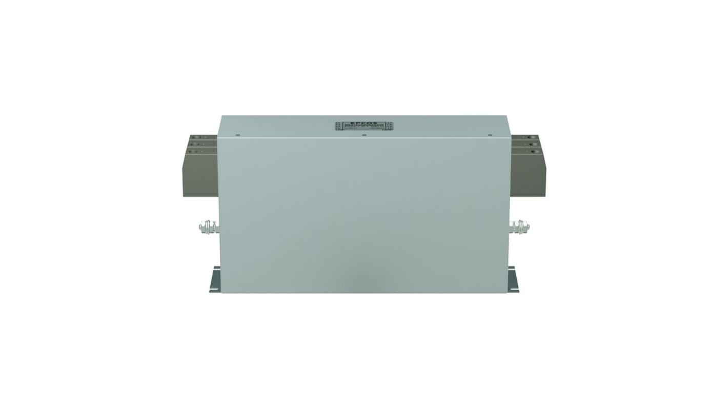 Filtro de suministro de alimentacion EPCOS, 110A, 300 V, 50 Hz, 60 Hz, Montaje en Panel, con terminales Soldadura,