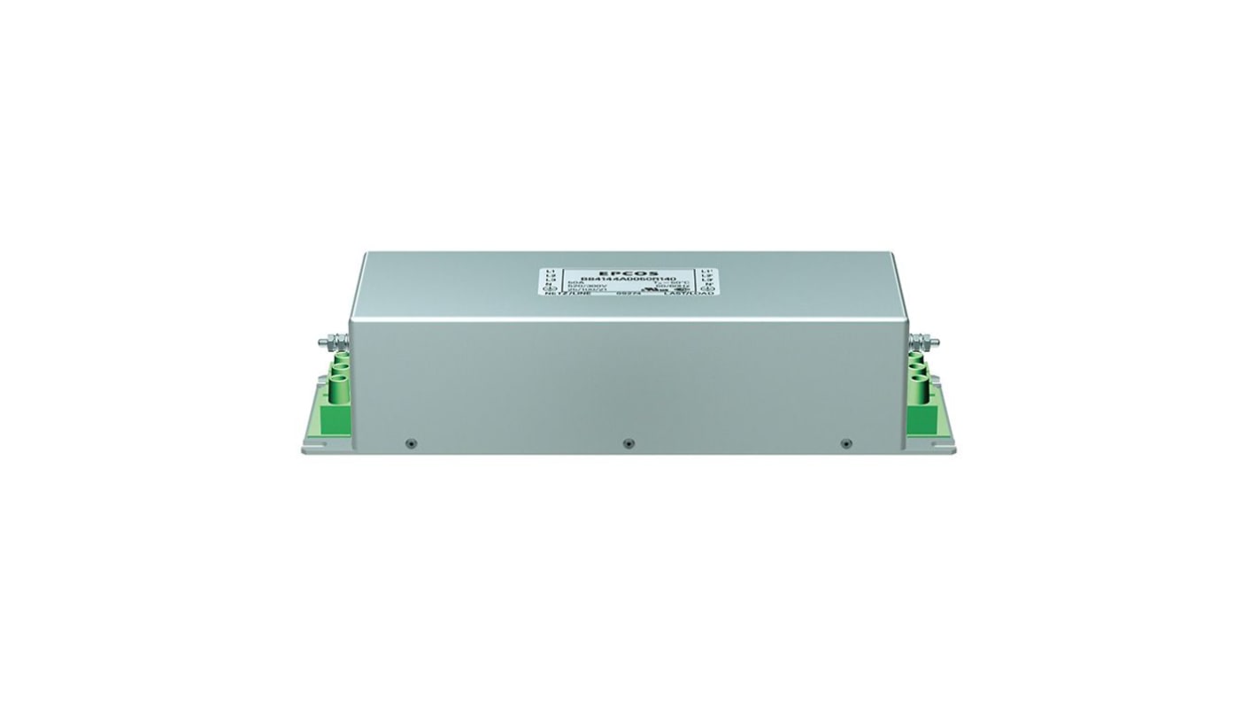 EPCOS, B84144 200A 520 V 50 Hz, 60 Hz, Chassis Mount Power Line Filter, Solder 3 Phase