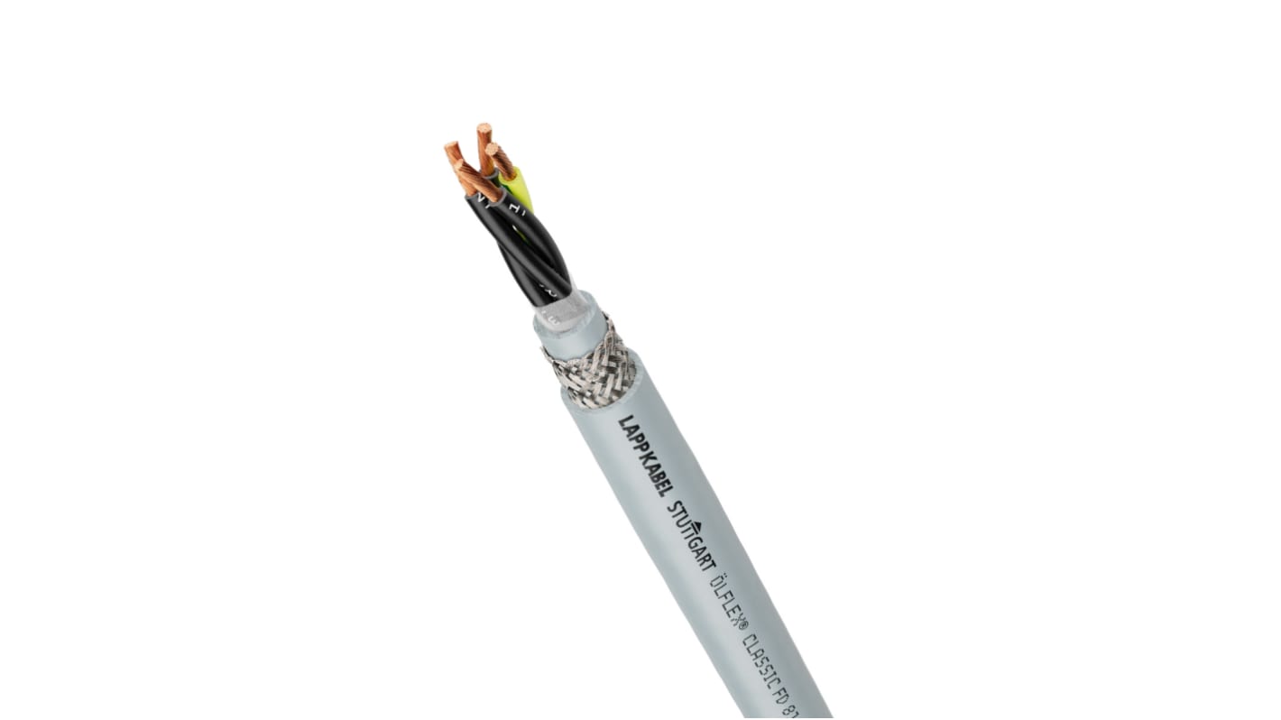 Cable de control apantallado Lapp OLFLEX CLASSIC FD 810 de 7 núcleos, 1,5 mm², long. 50m, funda de PVC