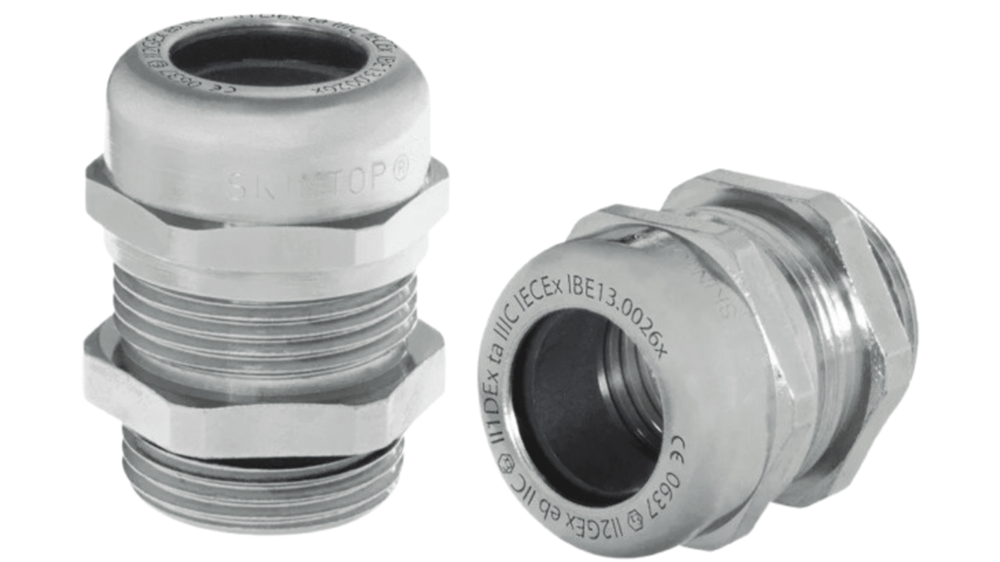 53112770 | Lapp SKINTOP MS-M 63 Series Silver Brass Cable Gland, M63 ...
