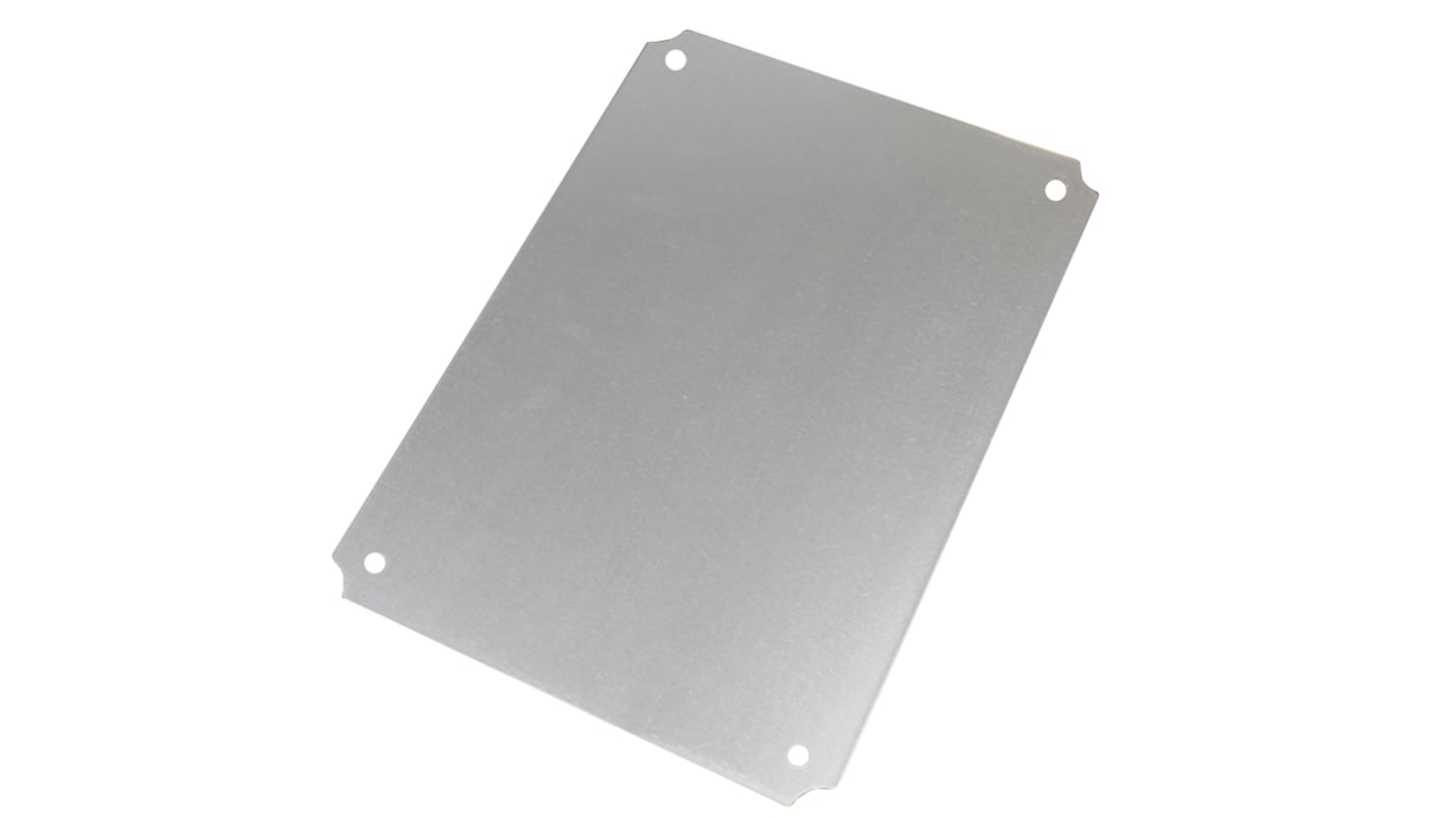 CAMDENBOSS Steel Mounting Plate, 2mm H, 266mm W, 166mm L for Use with X SERIES HEAVY DUTY ENCLOSURES