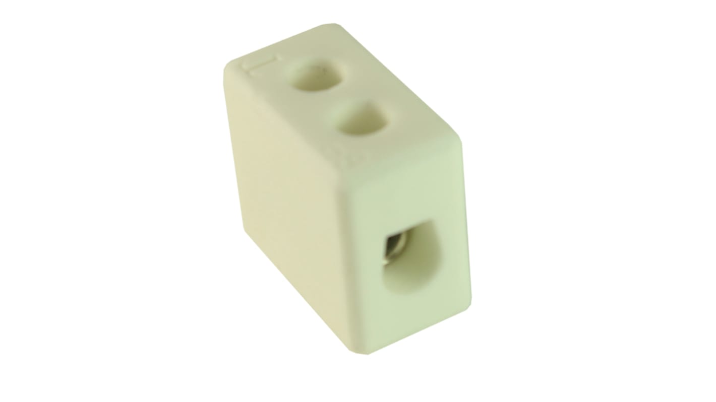 CAMDENBOSS CHTB Series Terminal Block, 1-Way, 41A, 6 mm2 Wire, Screw Termination