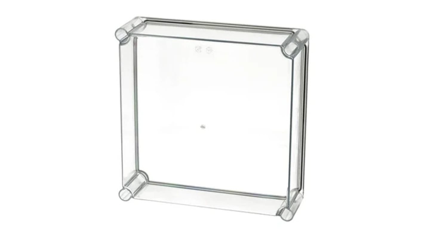 Fibox Polycarbonate Cover, 280 x 280 x 80mm