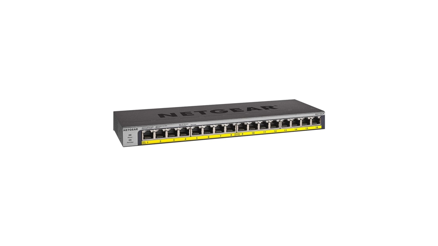 Switch Ethernet Netgear GS108LP, 16 ports