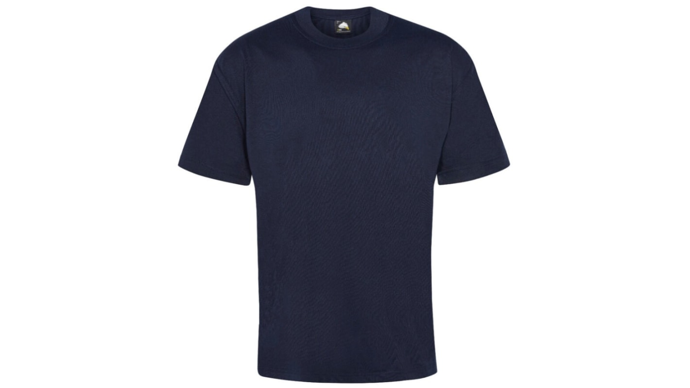 Orn Navy 35% Cotton, 65% Polyester Short Sleeve T-Shirt, UK- XL, EUR- XL