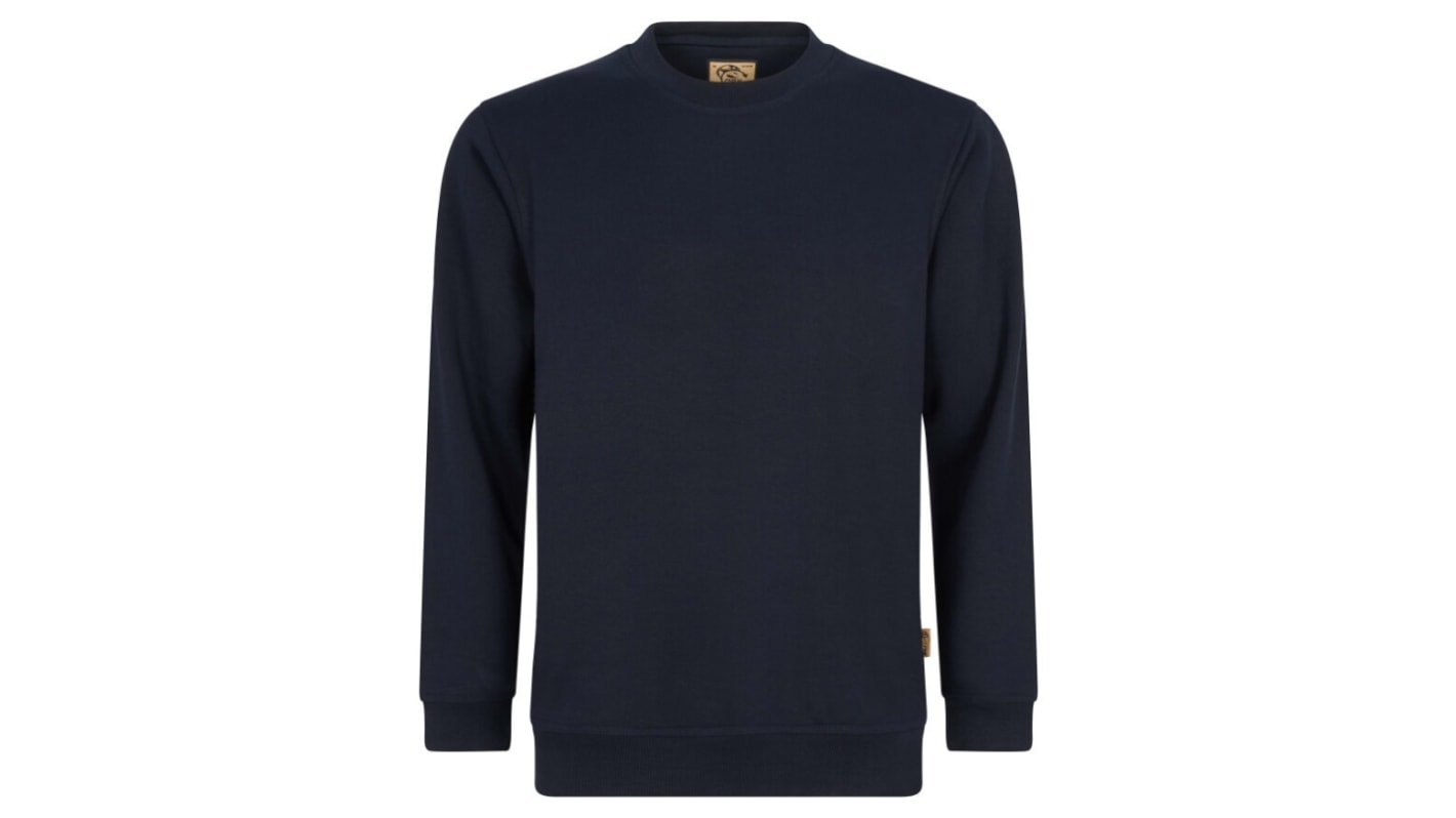 Felpa da lavoro Orn 1200R per  Unisex, col. Blu Navy, L, in 35% cotone, 65% poliestere