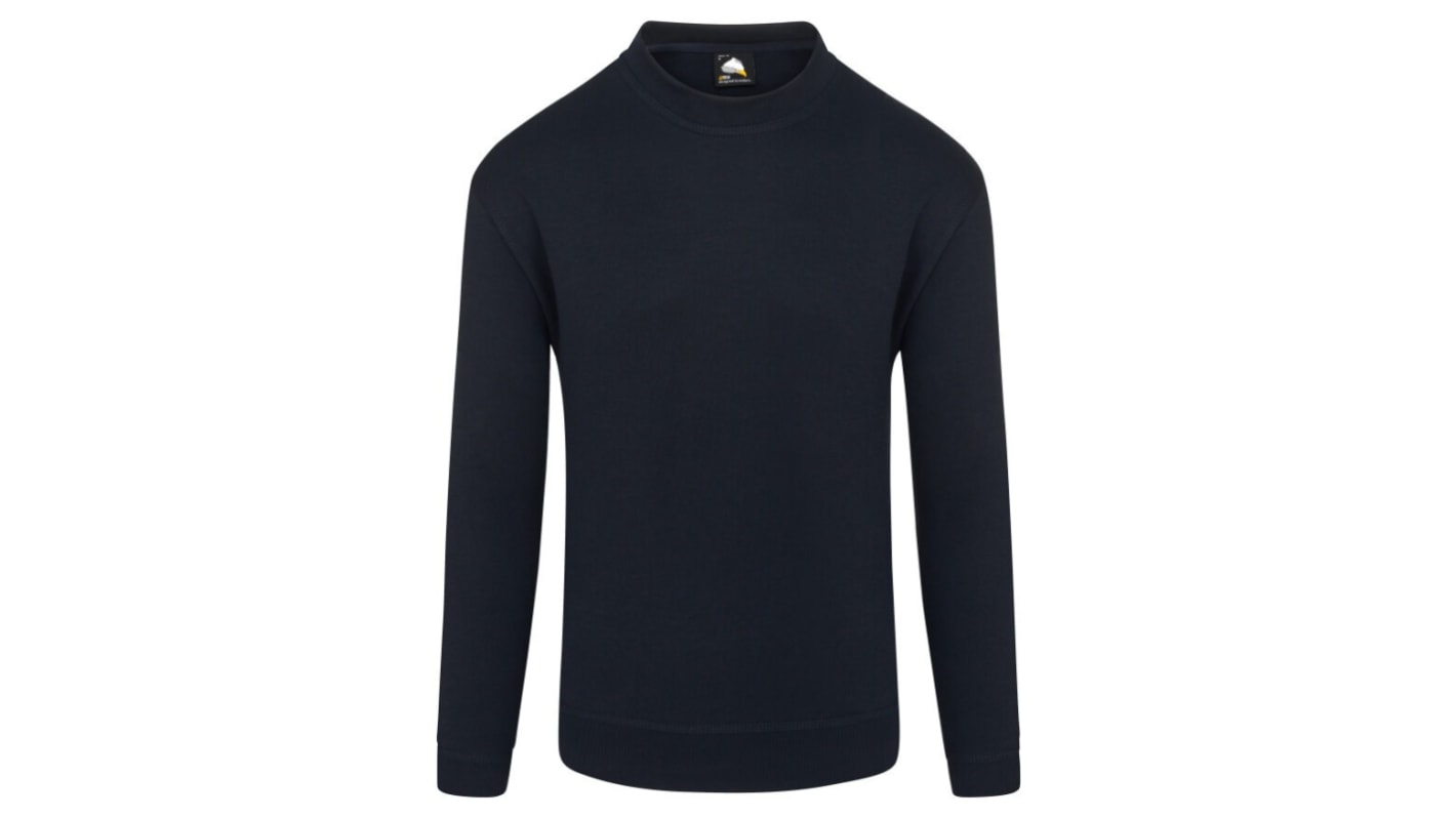 Orn 1250 Unisex Sweatshirt, 35 % Baumwolle, 65 % Polyester Marineblau, Größe XS