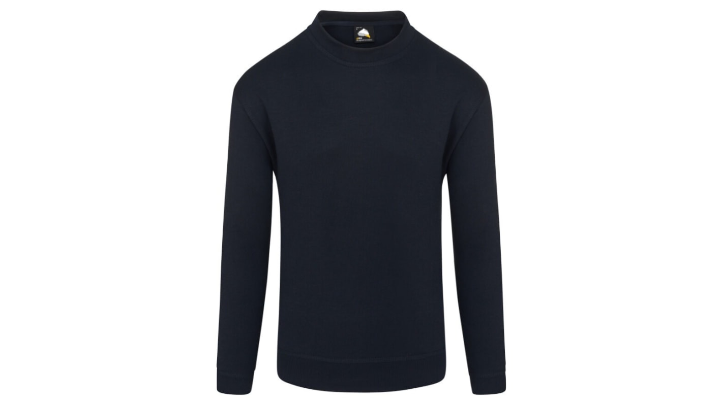 Felpa da lavoro Orn 1250 per  Unisex, col. Blu Navy, XS, in 35% cotone, 65% poliestere