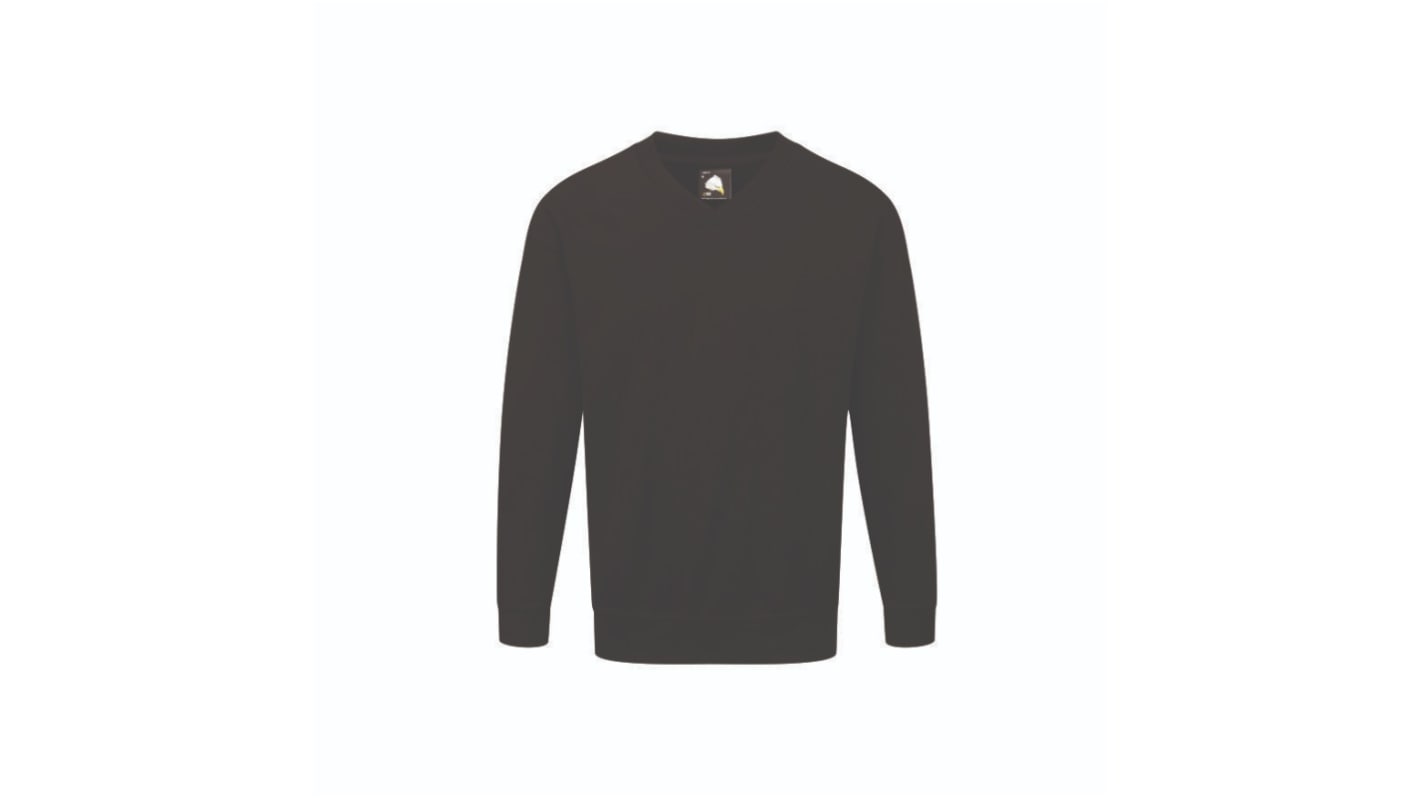 Sudadera de trabajo Orn de color Negro, talla XXL, para , Unisex, serie 1260, 35 % algodón, 65 % poliéster