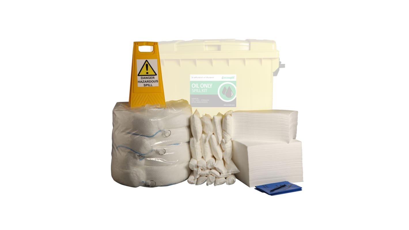 Kit de déversement contient Sac et serre-câbles x 1, couvercle de drain d'argile x 1, tampons x 200, gaine x 1,