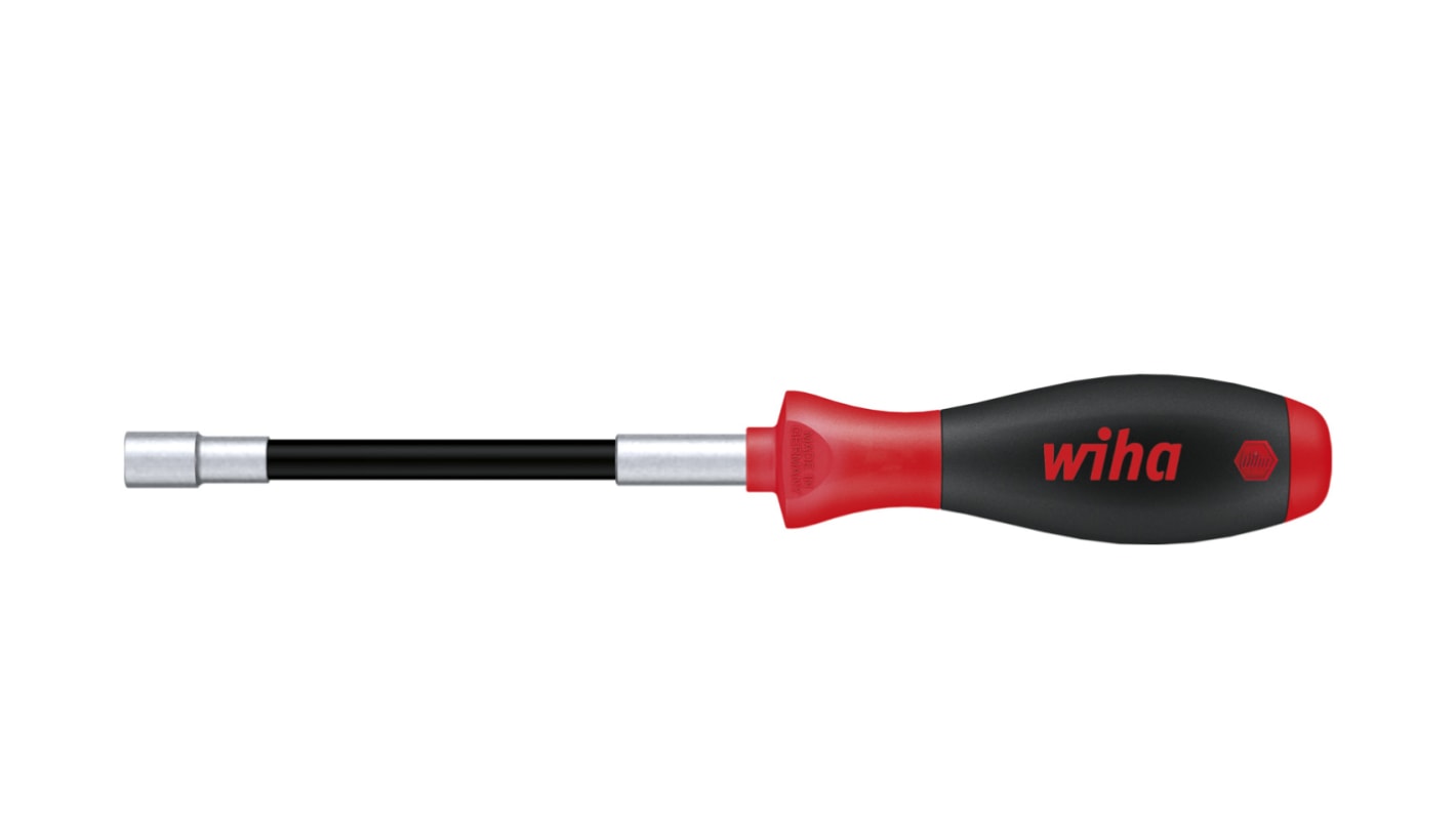 Wiha Hex Bit Holder Screwdriver, 5.5 mm Tip, 150 mm Blade, 261 mm Overall